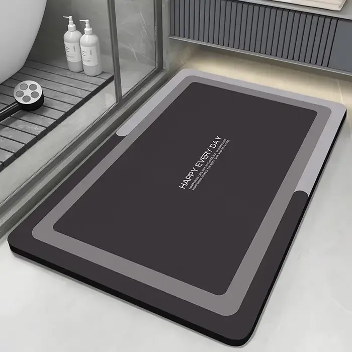 Tapis de bain en diatomite