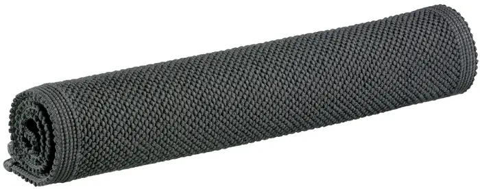 Tapis de bain uni Etia Carbone 54 x 110