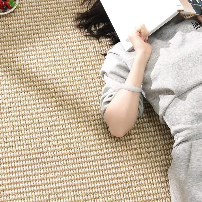 Tapis de salon en sisal japonais
