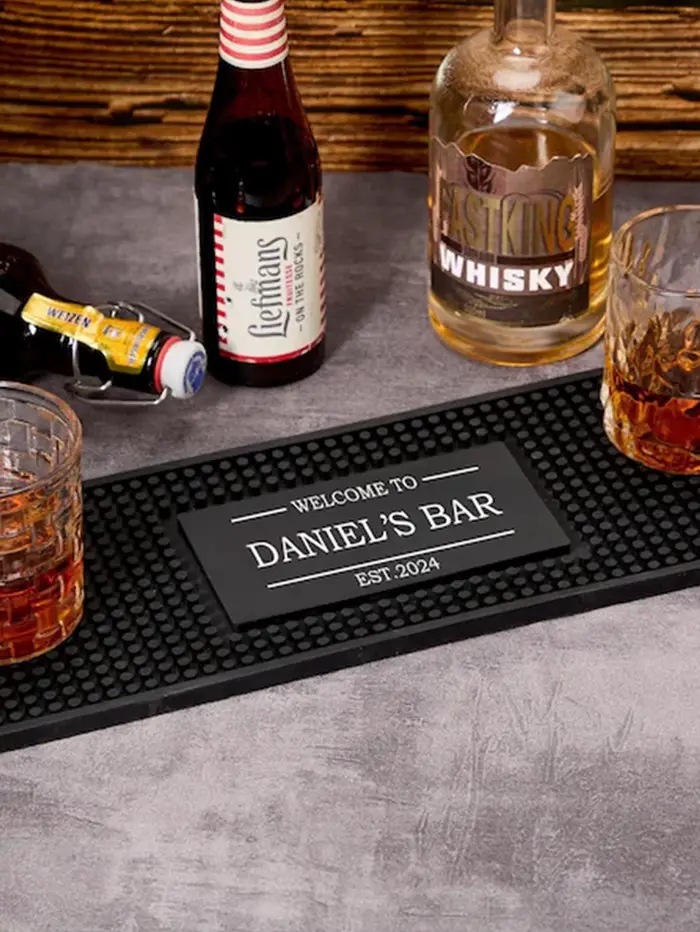 1 pièce Tapis de bar personnalisé