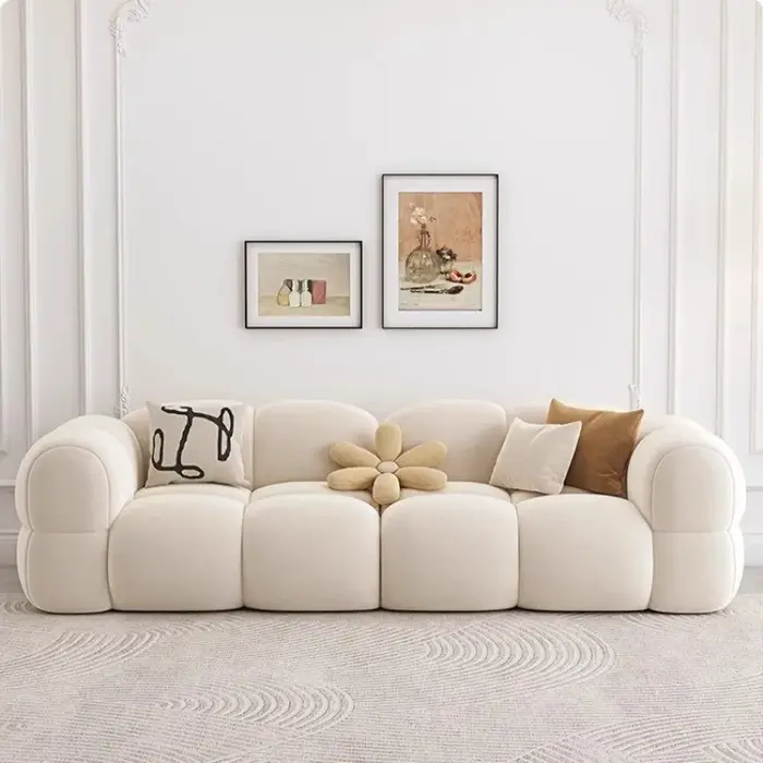 Coussin appartement salon canapés cinéma paresseux luxe élégant canapé relaxant classique Divani Da Soggiorno meubles de maison
