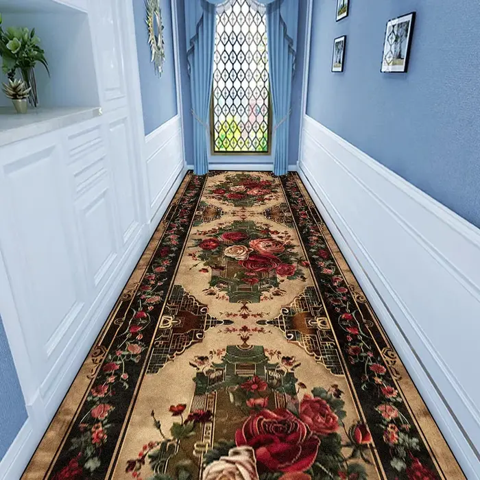 Tapis de couloir européen de luxe