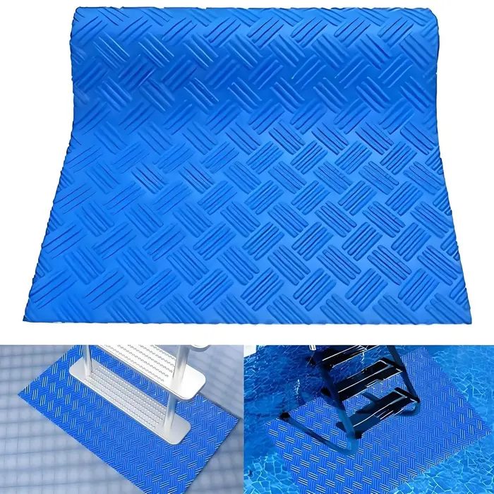 Tapis de marche pour piscine avec texture antidérapante
