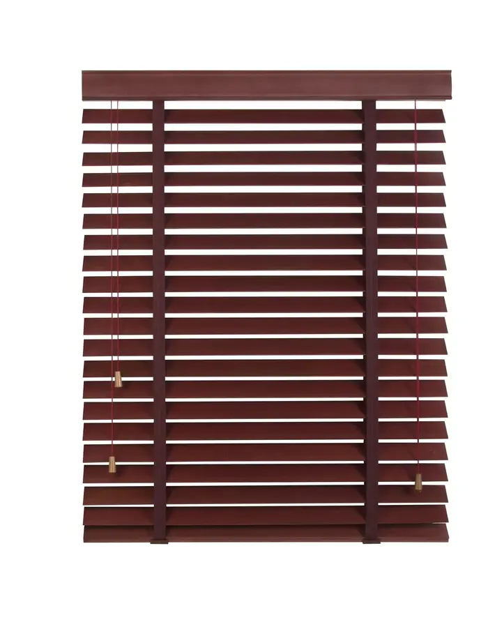 Nouveauté personnalisé de haute qualité bois rouleau aveugle épaississement volet roulant fenêtre ombre stores pour salon