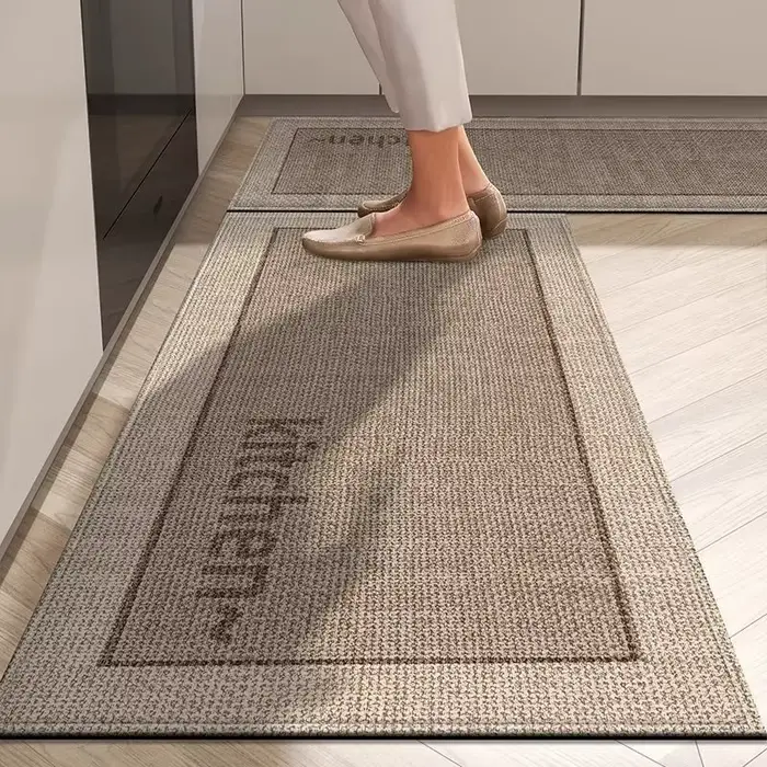Tapis de sol en lin simple