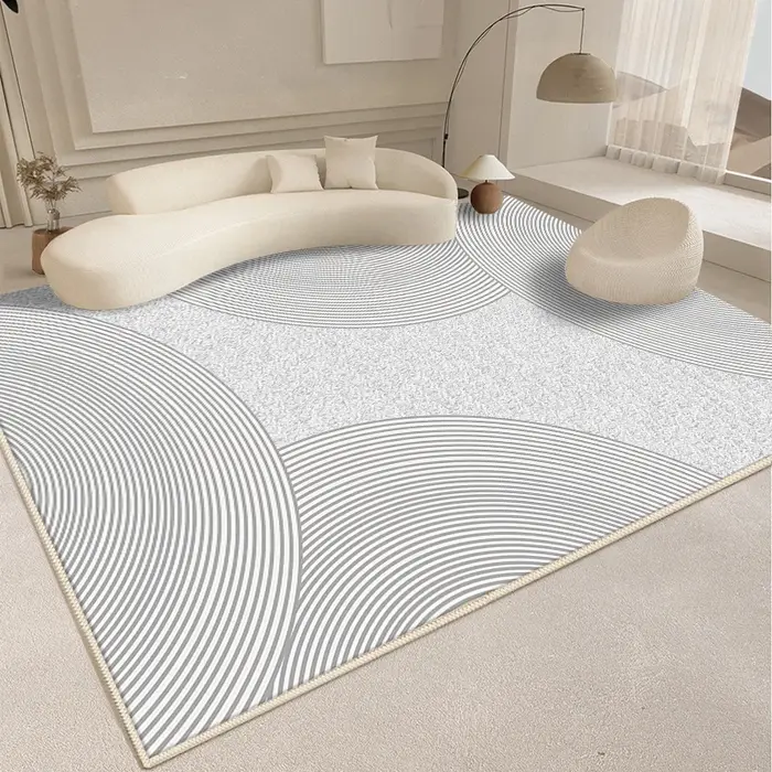 Tapis de ligne de décoration de salon de style moderne