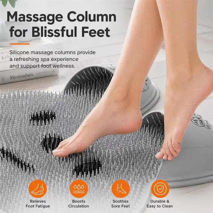 Tapis de bain antidérapant pour massage
