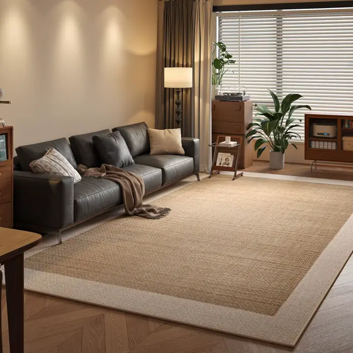 Tapis de grande surface pour salon