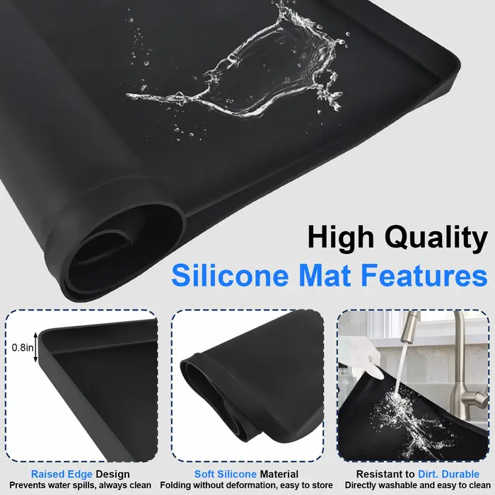 Tapis en silicone pour réfrigérateur 60x60CM
