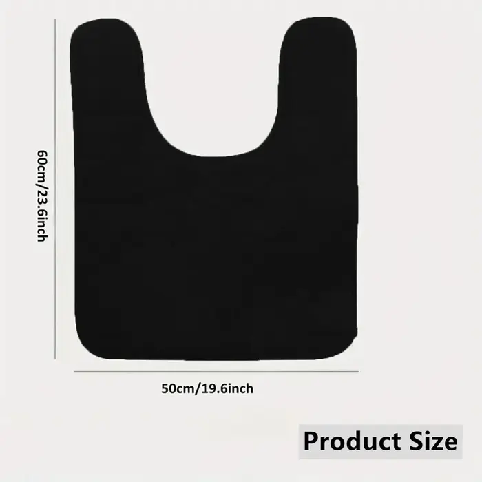 U-SHAPE tapis de sol de salle de bain tapis de toilette tapis de salle de bain antidérapant tapis de