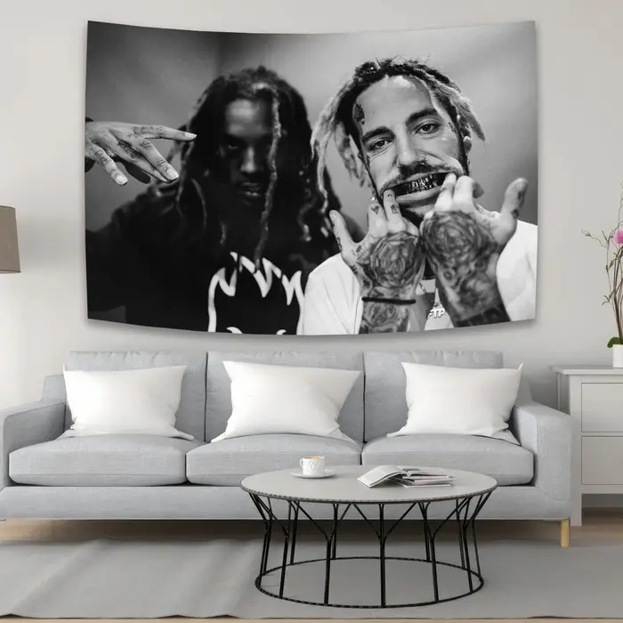 Boutique Suicideboys tapisserie sur le mur esthétique dortoir fond adolescent chambre décoration tissu affiche