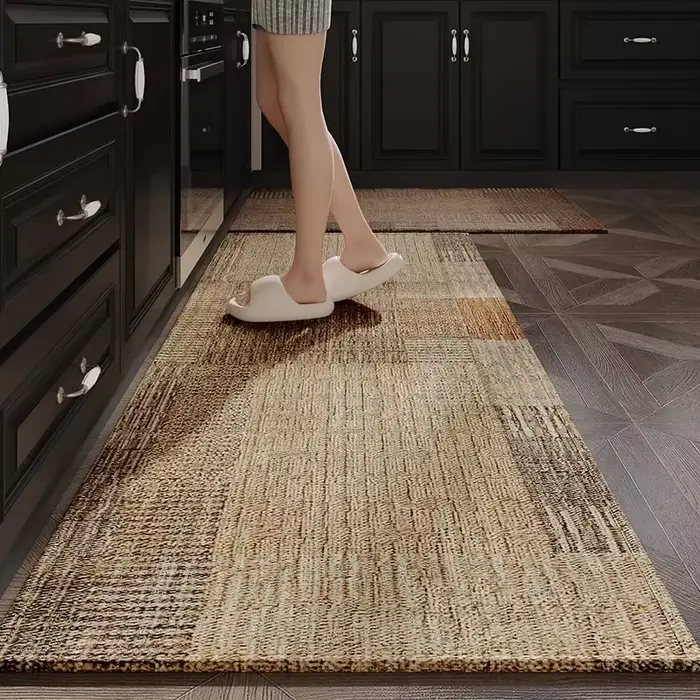 Tapis de cuisine japonais Long, absorbe l'eau et l'huile, tapis de sol antidérapants à séchage rapid