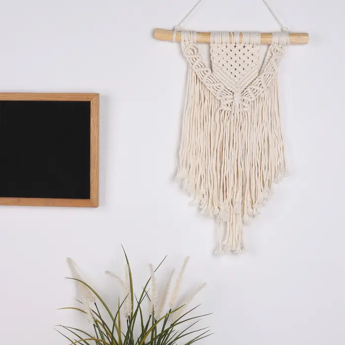 Macramé tissé tenture murale Boho maison Chic bohème géométrique Art décor beau appartement dortoir décoration tapisserie