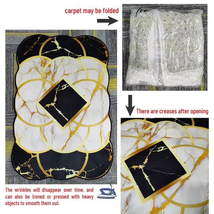 Tapis de salon rétro persan facile à nettoyer