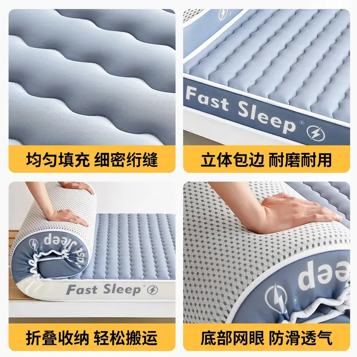 Étudiant Dormi simple location lit spécial Matr doux Sp Pad éponge Tat tapis moyen dur respirant