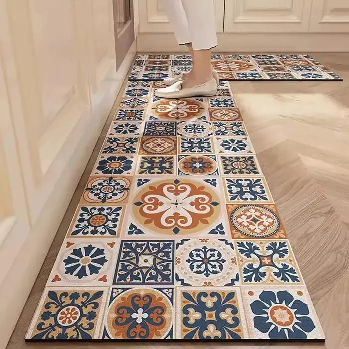 Tapis de cuisine imprimé