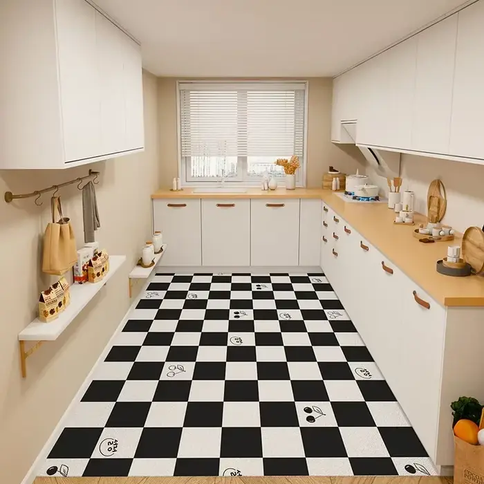 Tapis de sol de cuisine en vinyle