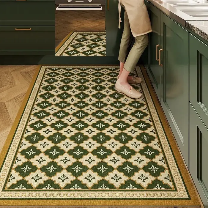 Tapis de cuisine en PVC imperméable