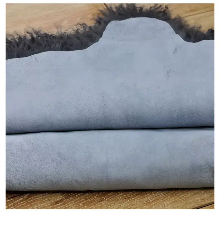 MS.Softex-Tapis en fourrure d'agneau mongol véritable