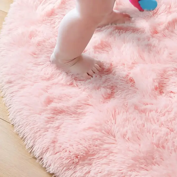 100/120/140/160 tapis rond moelleux doux
