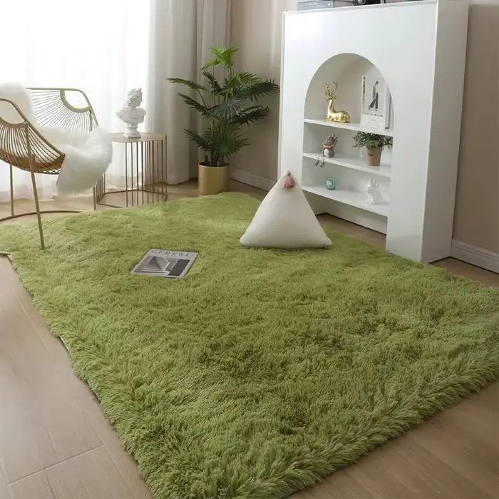 Tapis vert teinture par nouage