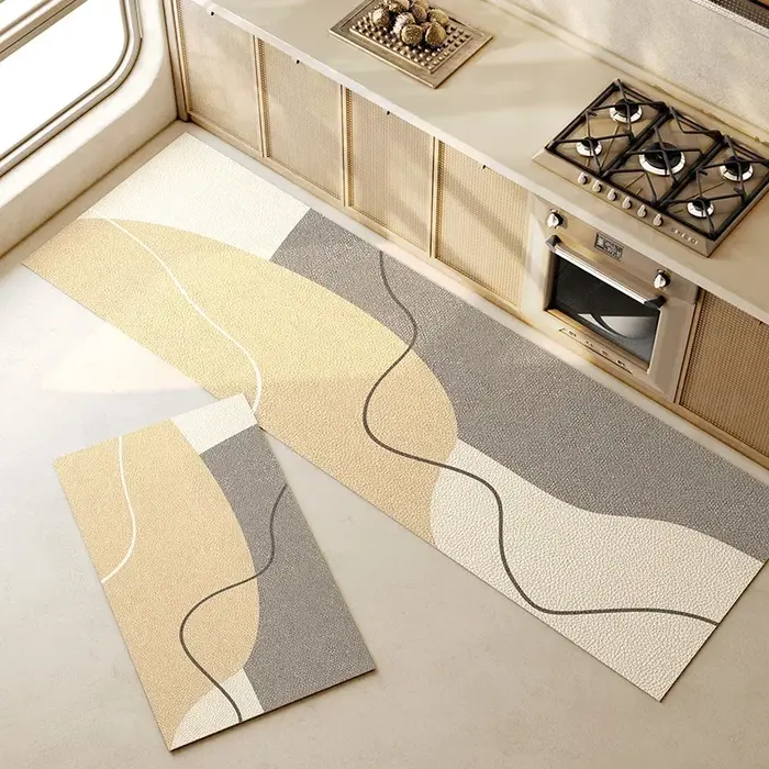 Tapis de sol de cuisine en Pvc imperméable à l'huile