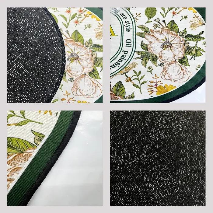 Tapis de cuisine antidérapant, longs, en velours cristal, pour salon, pieds absorbants, chambre à co