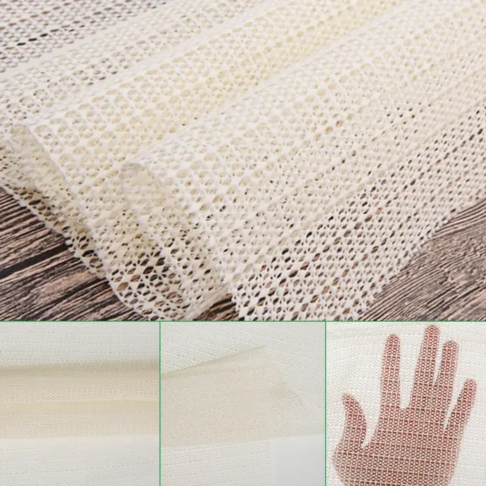 Sous-couche antidérapante pour tapis, fixateur de tapis, sous-couche multi-usages, tapis antidérapant en maille pour sols durs et coussins