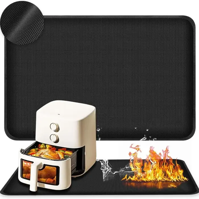 Tapis de protection anti-graisse pour barbecue