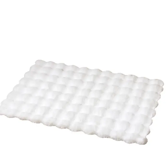 Tapis en polaire bulle épais