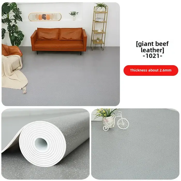 Grand tapis de sol en PVC pour salon et chambre à coucher