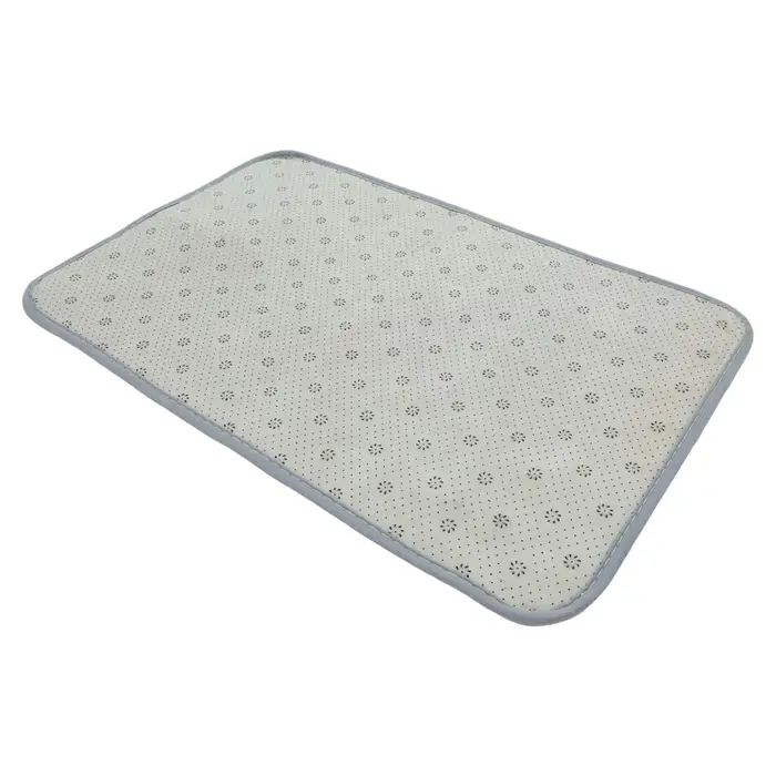 Tapis de sol pour la maison avec mousse à mémoire de forme souple et Base antidérapante en PVC, tapis absorbant en galets pour salle de bain, toilettes, chambre à coucher