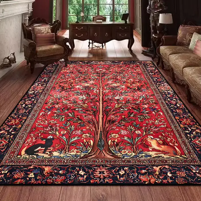 Tapis persan rétro pour salon