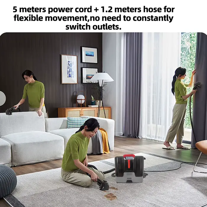 Machine à laver les tapis ABIR G80, aspiration 15000PA, appareil ménager intelligent pour le nettoyage du canapé-lit, appareil ménager intelligent pour le nettoyage du canapé-lit