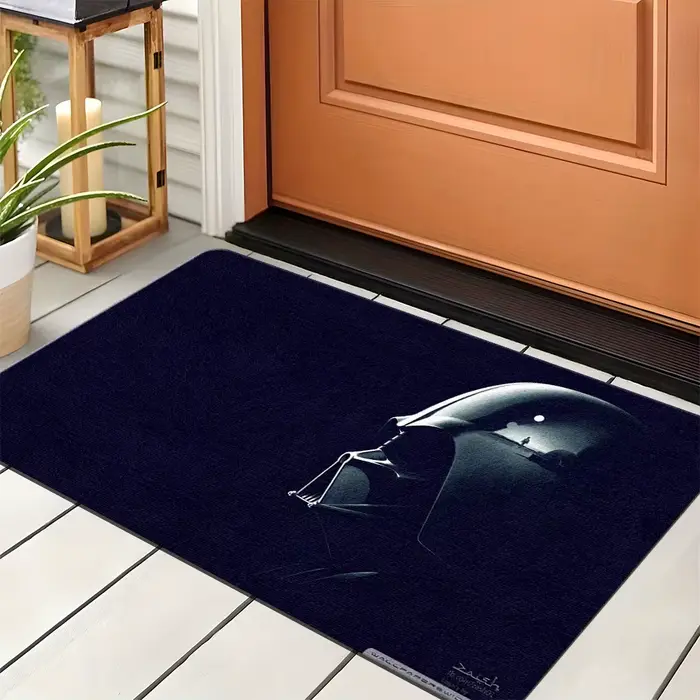 Paillasson - Tapis de bienvenue antidérapant en polyester pour l'entrée de la maison