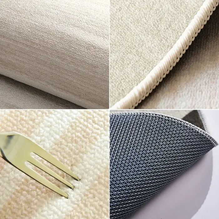 Tapis rayé contrasté Dopamine