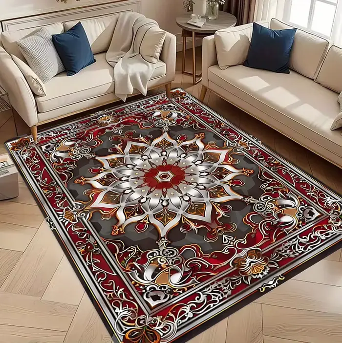 Tapis rouge de luxe persan