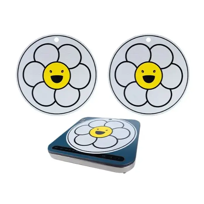 Tapis isolant thermique pour cuisine, antidérapant, protection pour cuisinière à induction, tapis de protection de qualité platine résistant aux hautes températures