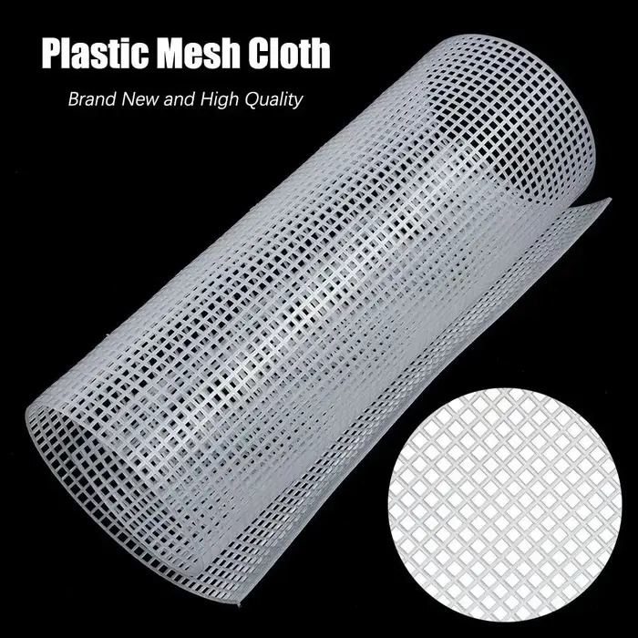 33*50CM plastique maille tissu sac tapis fil crochet artisanat fournitures bricolage
