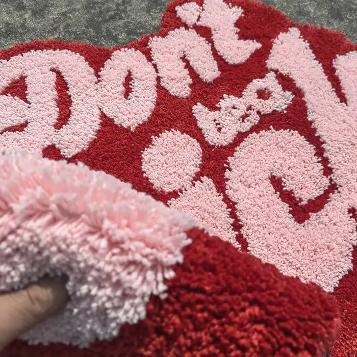 Tapis de touffetage doux personnalisé