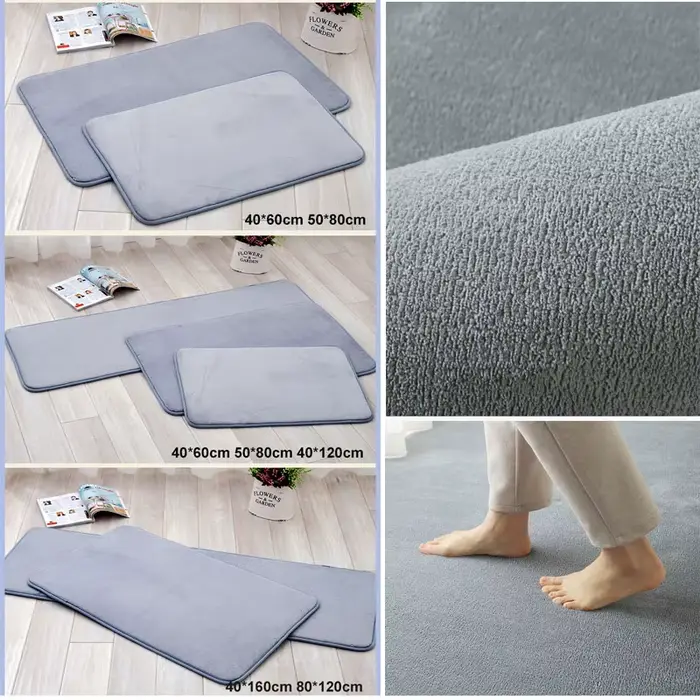 Grand tapis en velours de corail pour décoration de maison