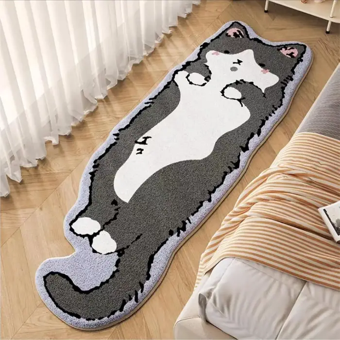 Tapis à motifs de chat de dessin animé VIKAMA
