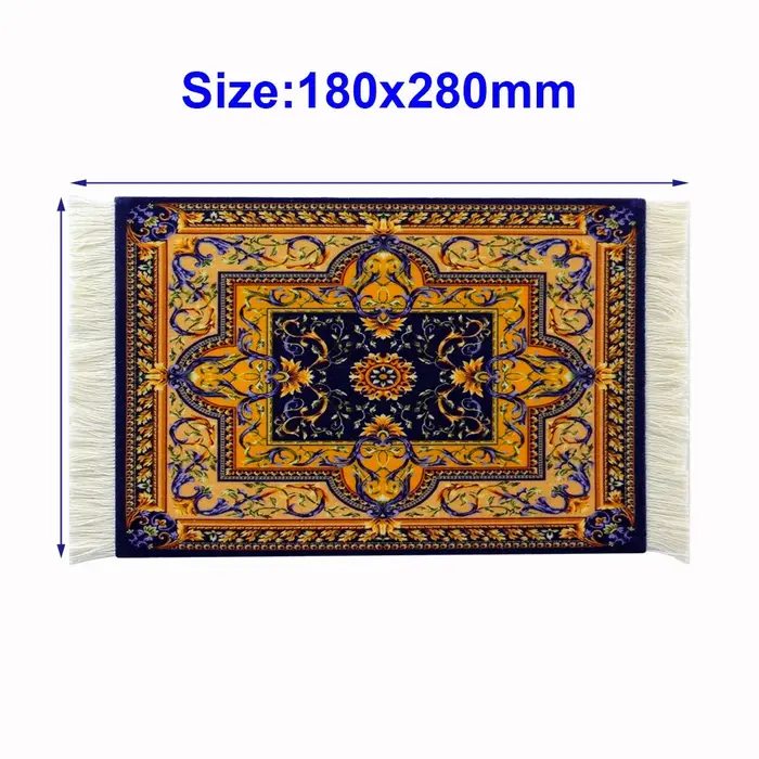 Tapis persan tissé fleur petit dessous de verre commerciaux en gros