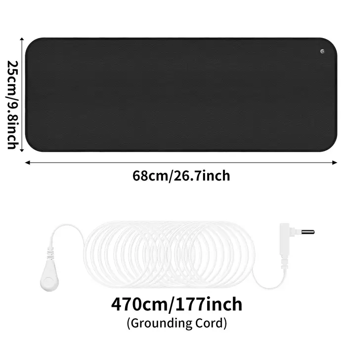 Tapis de mise à la terre pour les pieds de sommeil améliorés