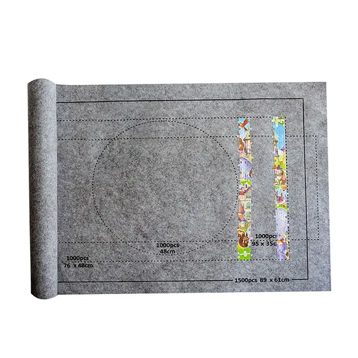 Tapis de puzzle en feutre