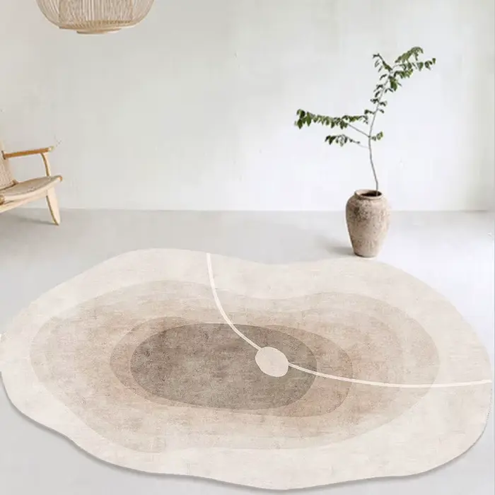 Tapis irréguliers d'art créatif pour chambre à coucher