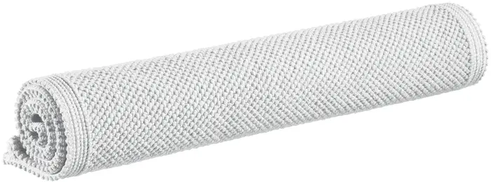Tapis de bain uni Etia Neige 54 x 64