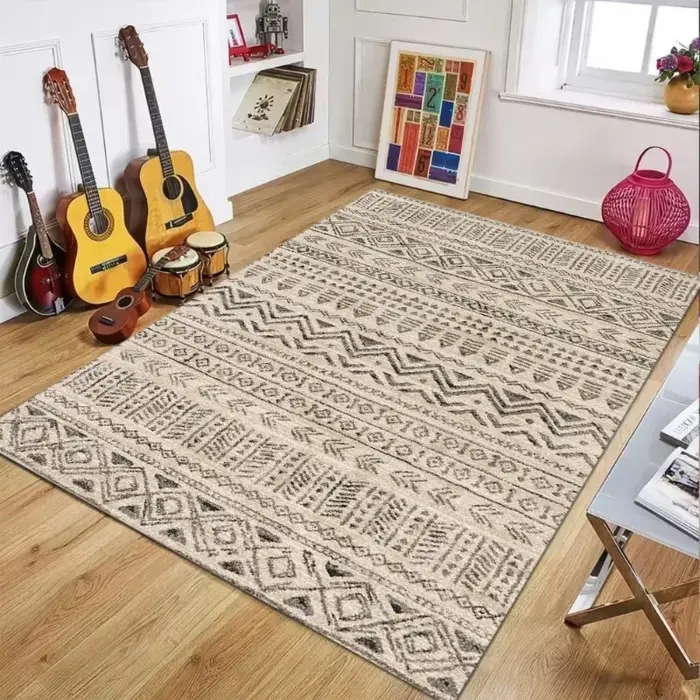 Tapis d'extérieur réversibles en paille de plastique