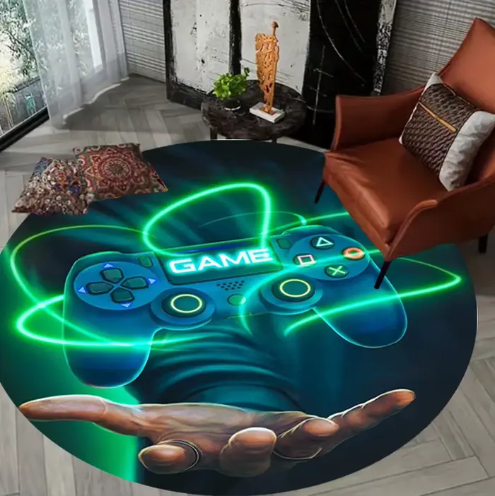 Tapis rond pour contrôleur de jeu Gamer