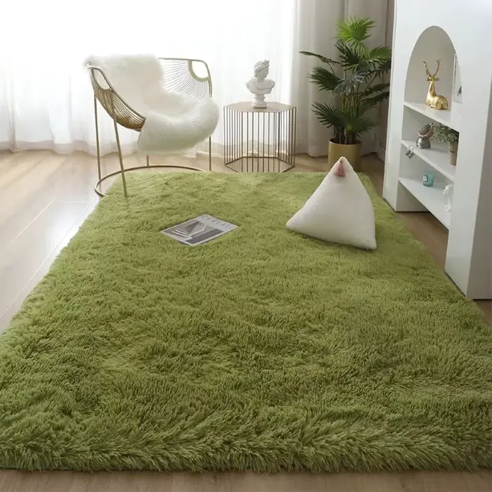Tapis vert teinture par nouage